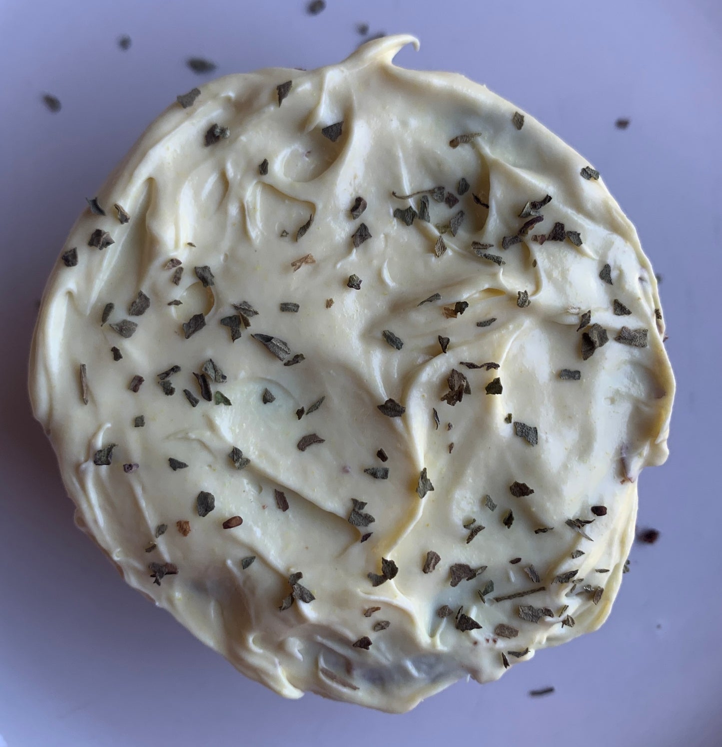 Lemon Basil Brownie with Lemon Frosting